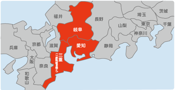 対象エリアマップ